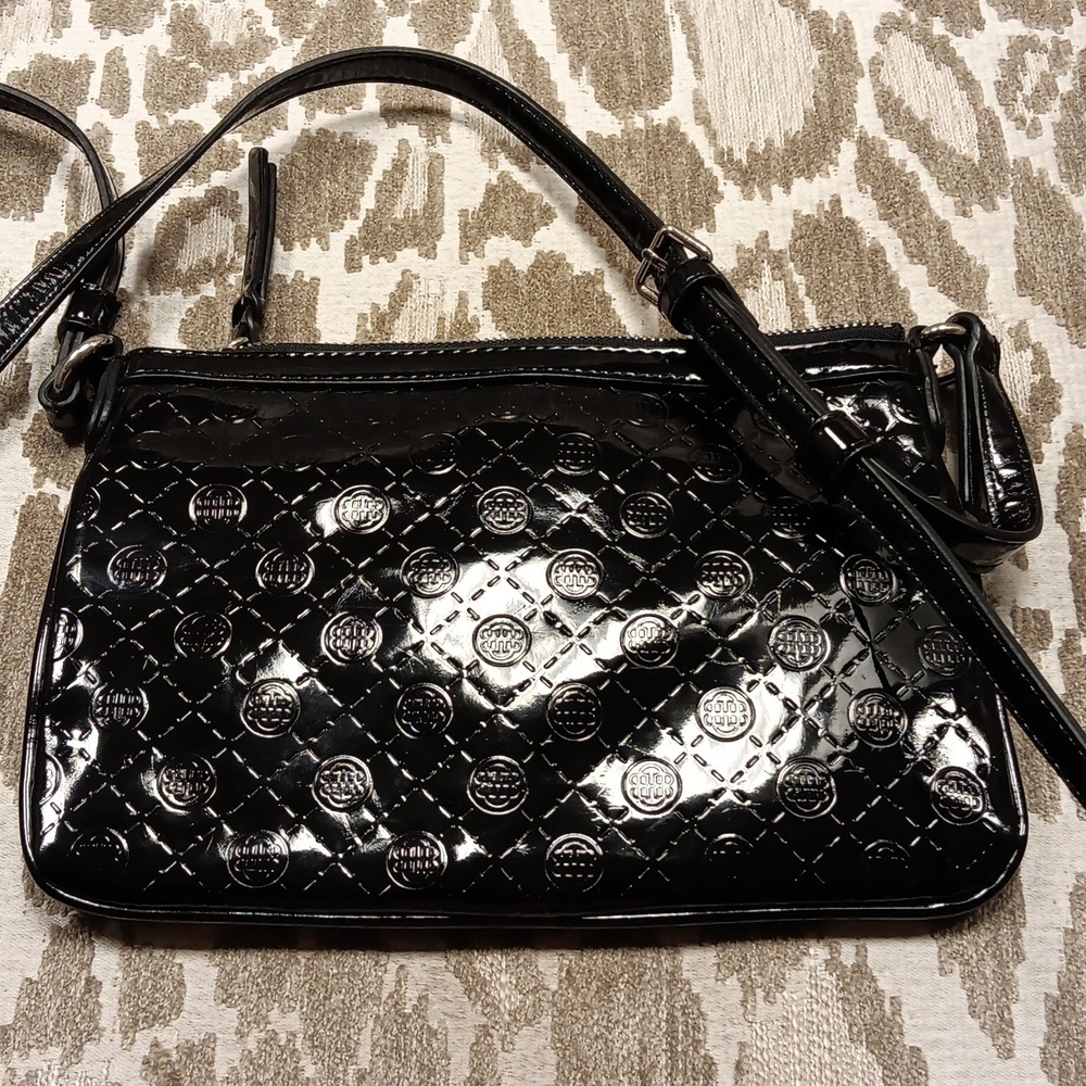 DANA Buchman Crossbody Purse Black Shoulder black Bag - Picture 3 of 4